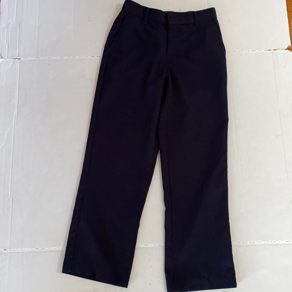 Perry Ellis Portfolio Boys Size 10R  Long Navy Dress Pants